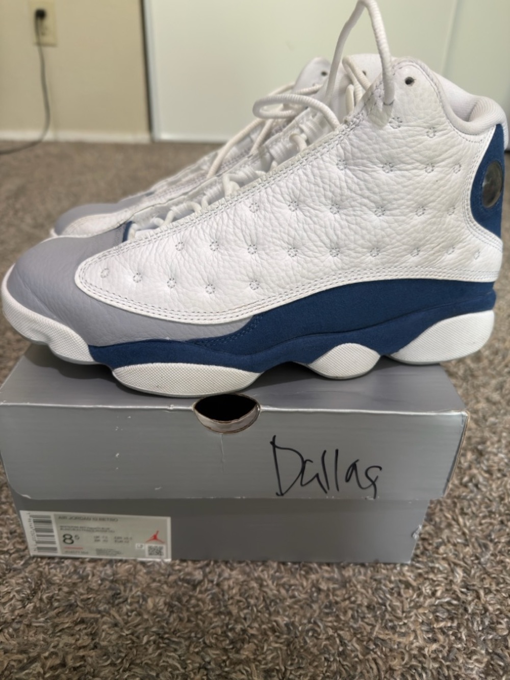 Air Jordan 13 Retro | White Grey Blue Retro Basketball Sneakers